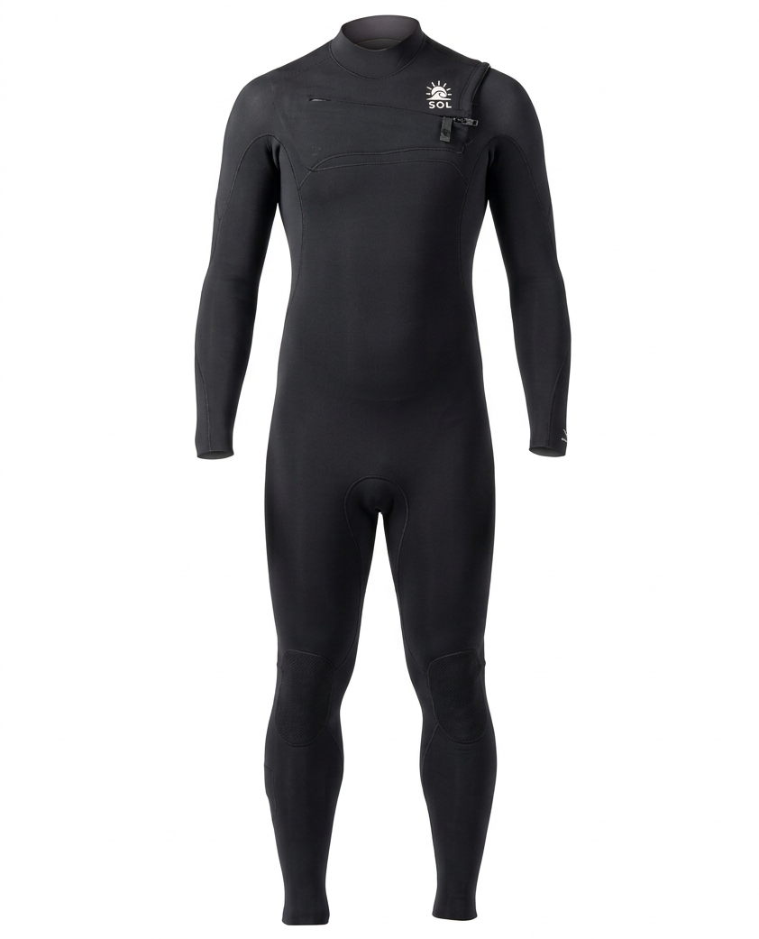 3-2mm Chest Zip Yamamoto Ultra Stretch Mens Wetsuit